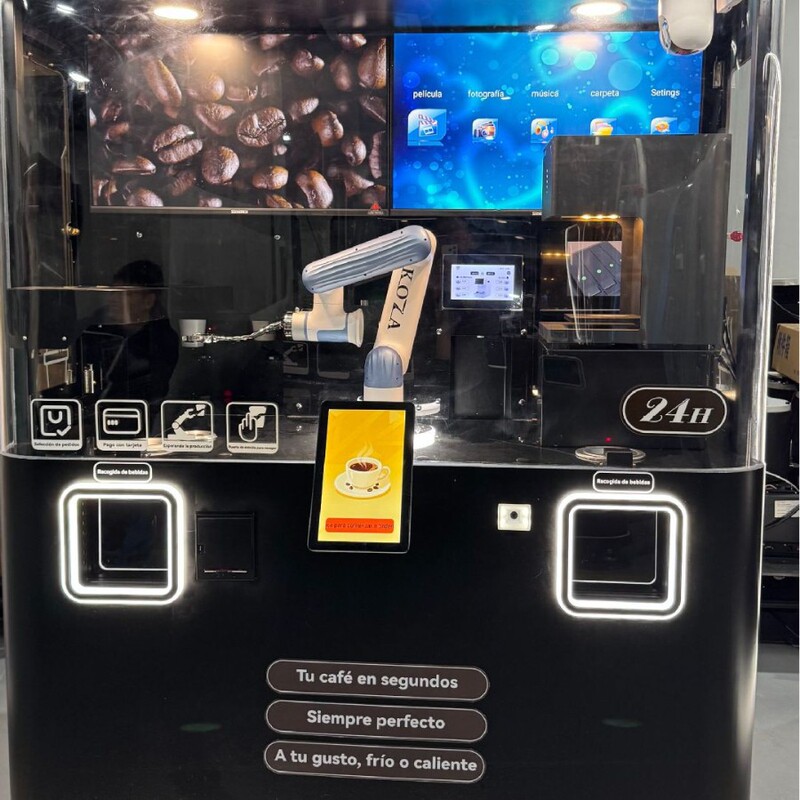 Coffee Robot Vending Machine - Freshly Ground Coffee Bean Latte and Americano Extraction Coffee Machine Coffee Robot Vending Machine - Freshly Ground Coffee Bean Latte and Americano Extraction Coffee Machine