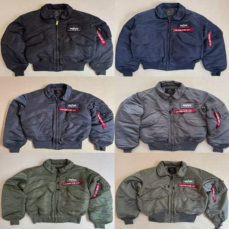 Cross-Border American Military-Style Cwu-45P Pilot Jacket, Baseball-Style Jacket, Spring and Autumn Trendy Functional Waist-Cinching Men's Coat