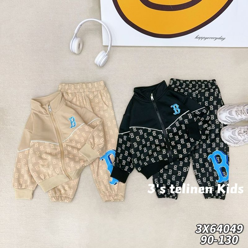 外贸童装卫衣两件套秋冬新品纯色儿童套装休闲运动潮款男女童套装|undefined