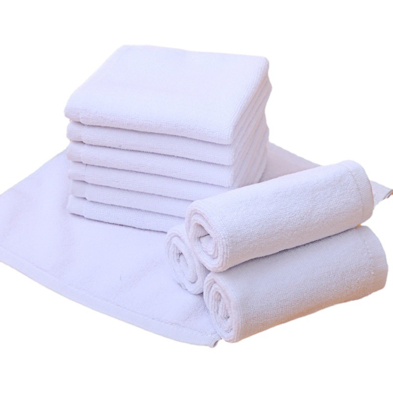 White square towel wholesale kindergarten small square cotton Star hotel catering KTV disposable cotton square towel