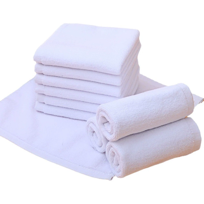 Белый квадратный шарф Оптовая детский сад Маленькая квадратная хлопковая звезда Отель Кейтеринг KTV Одноразовый хлопковый квадратный шарф