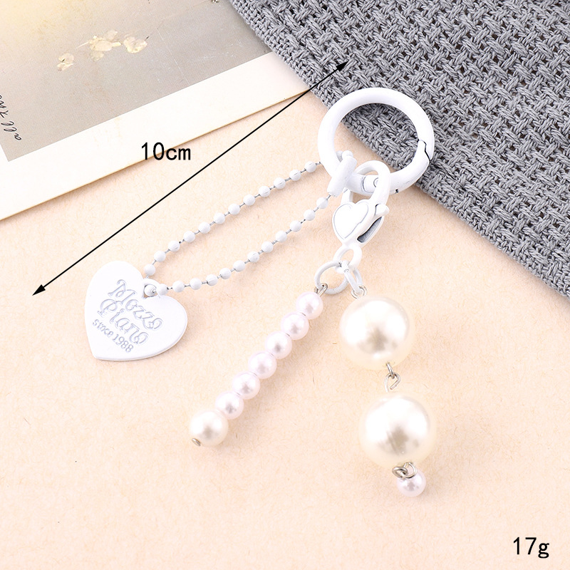 Ins nuevo arco acrílico llavero colgante personalidad DIY bolso colgante auriculares colgante joyas