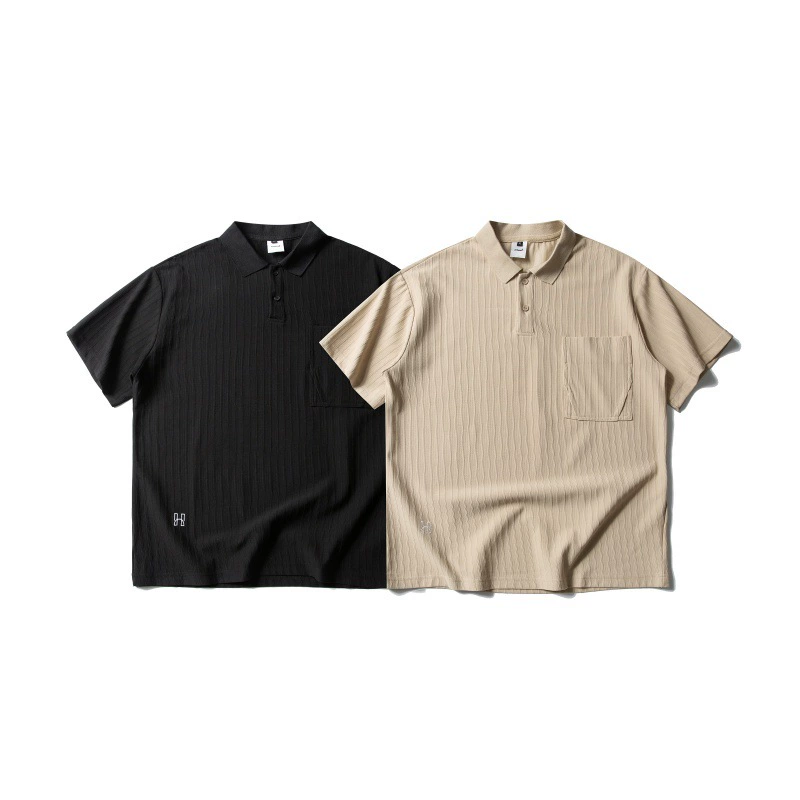 Summer design base polo, American style, with short sleeve