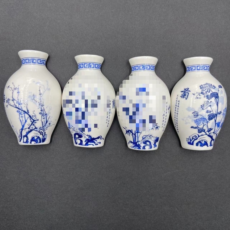 中国風陶磁器青花磁器花瓶冷蔵庫に記念品を貼った家庭装飾品ビジネスは老外ギフト磁石大を送る|undefined