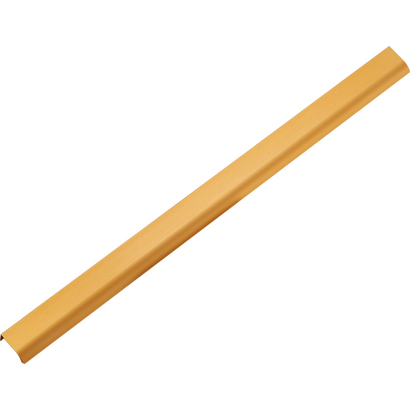 Puerta de armario de estilo europeo moderno minimalista gabinete nórdico negro aleación de aluminio mango cajón americano mango alargado