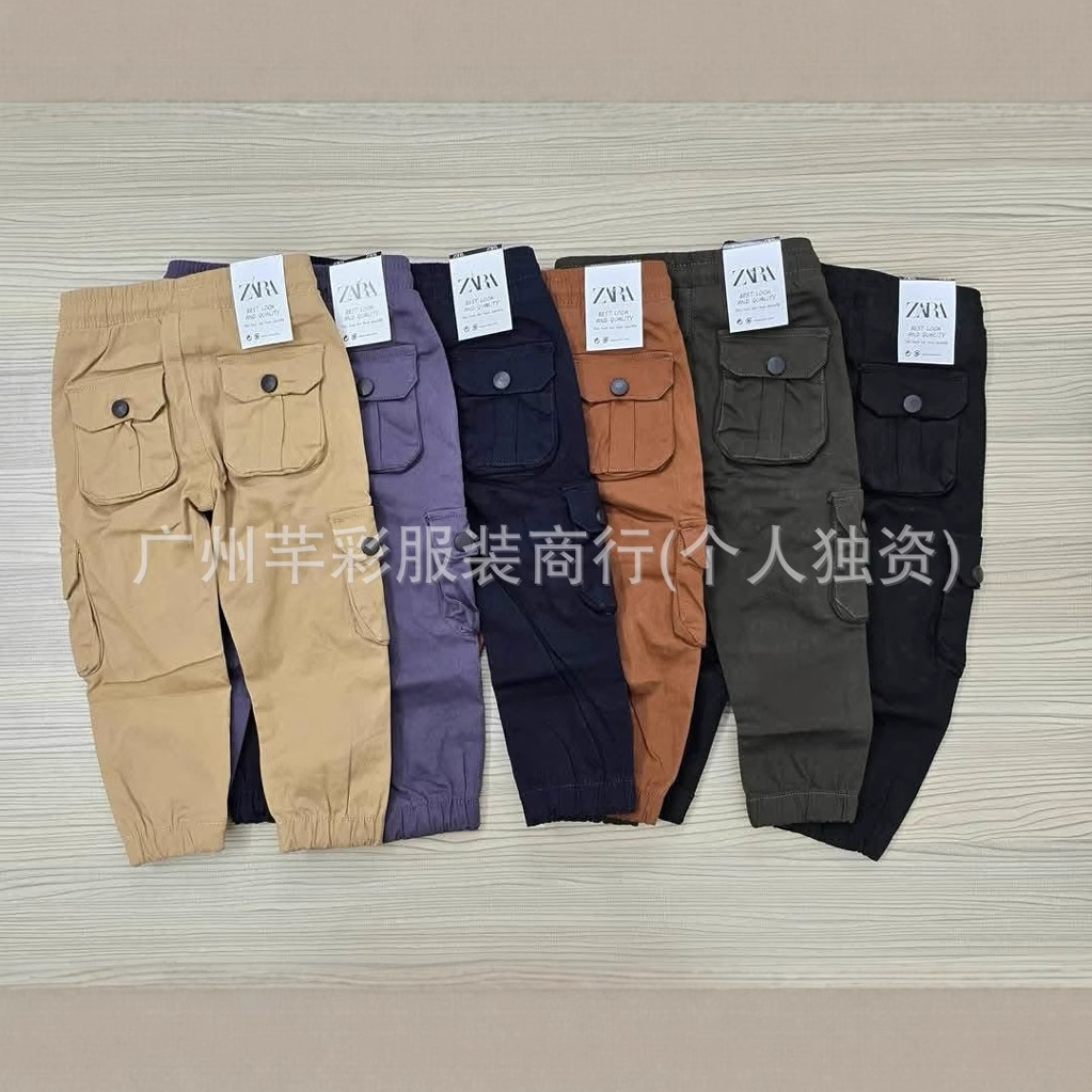 Niños pants wholesale niños ropa de trabajo pantalones niños grandes rectos street dance niños de moda