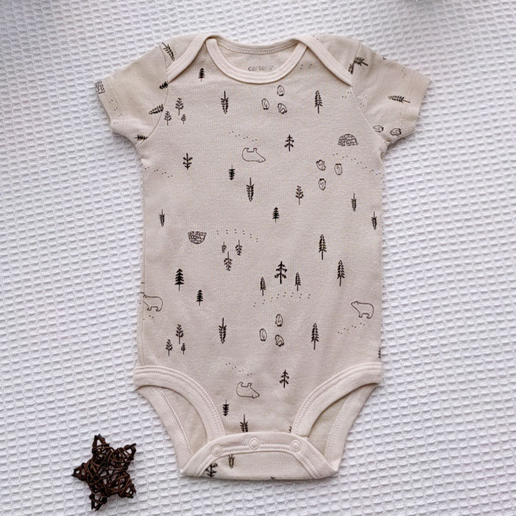 160g Weight Cotton Fabric Type Bodysuits Tops Type Regular Fit Fit Type Cartoon Pattern Summer, Spring, Autumn Season Baby General Gender Cute Style Cute Cartoon Cotton Jumpsuits 5
