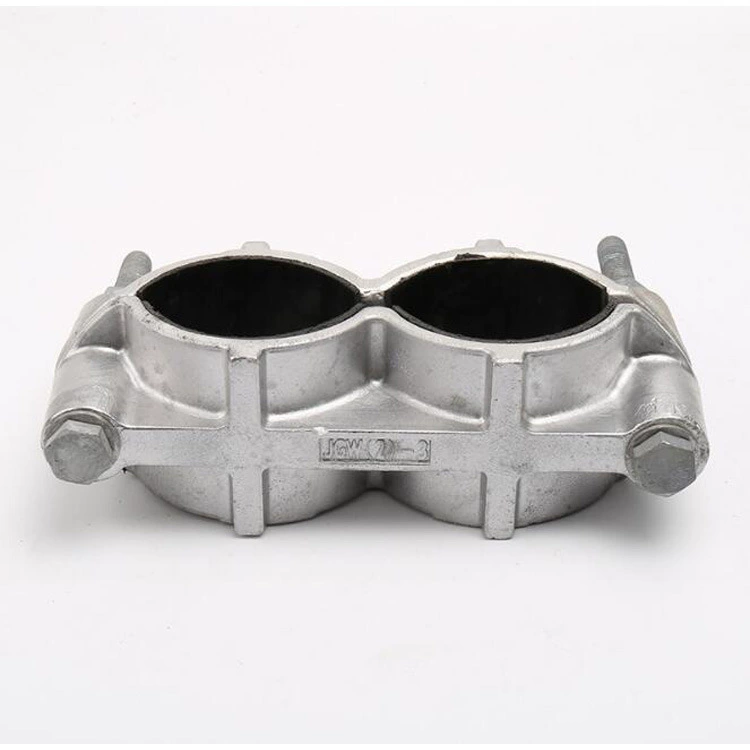 Один шрифт алюминиевого сплава зажим для кабеля JGW(2)-7-8-9-10-11 Два провода для крепления кабеля высокого напряжения