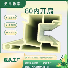 80推拉系列PVC塑钢门窗型材PVC挤出型材塑钢门窗用型材
