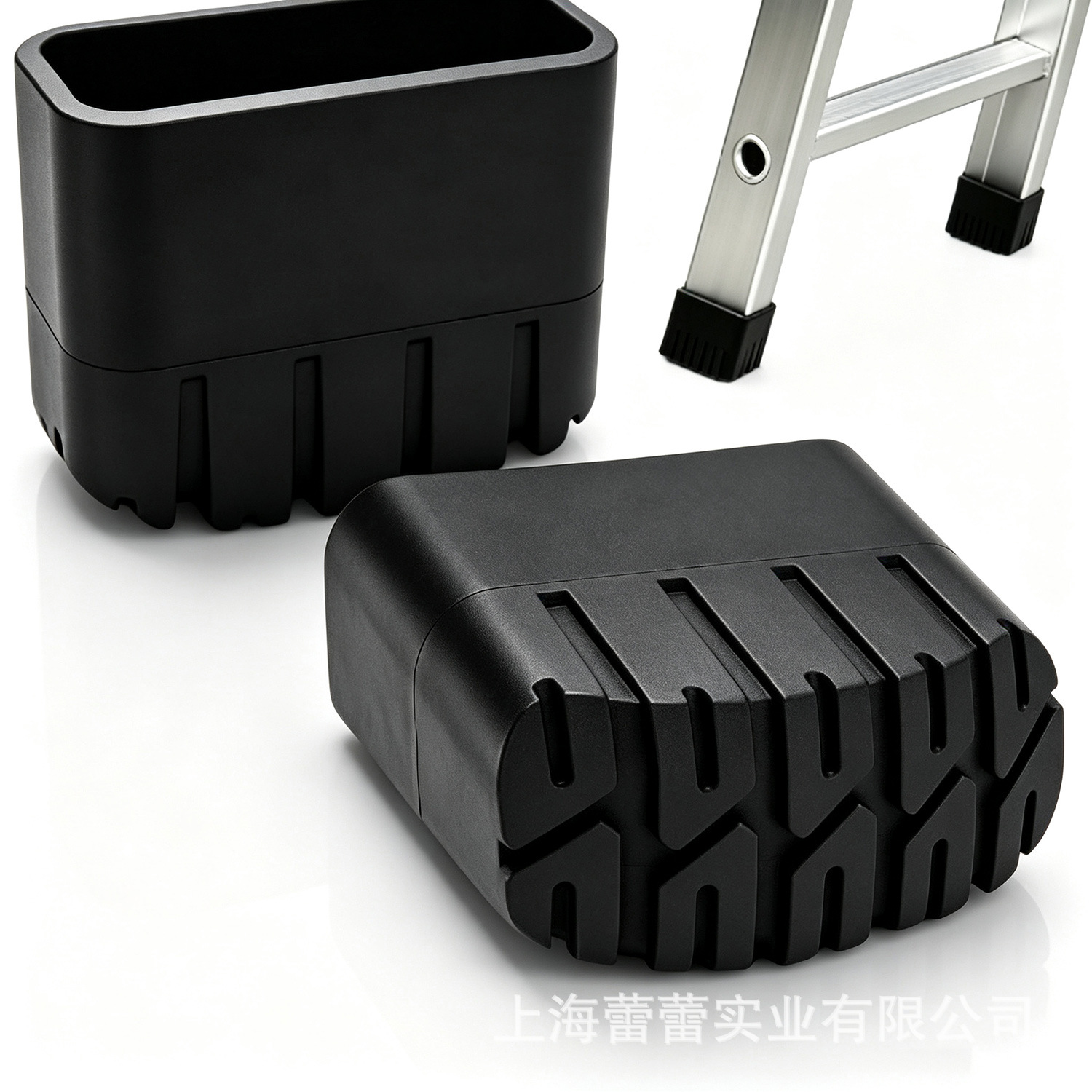 Export cross-border aluminum alloy ladder foot covers, 2050 model, for household and industrial use, with thickened and wear-resistant rubber foot pads