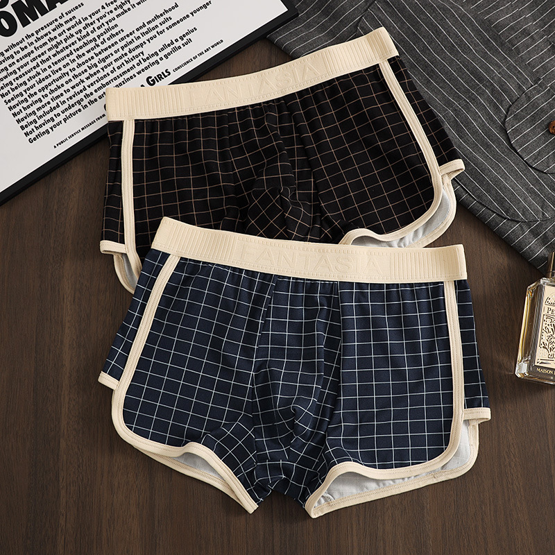 Pantalones de hombre antibacterianas de alta calidad, pantalones deportivos de ángulo plano, pantalones cortos de cuatro ángulos, pantalones de hombre