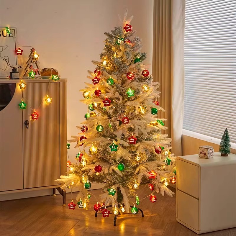 Lámparas transfronterizas Decoración navideña Lámparas de cadena Iluminación de árboles de Navidad Lámparas de atmósfera led con colgantes colgantes