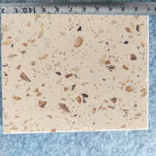 银星白石英石桌面人造石厨房台面吧台前台弧形大理石桌面加工定治