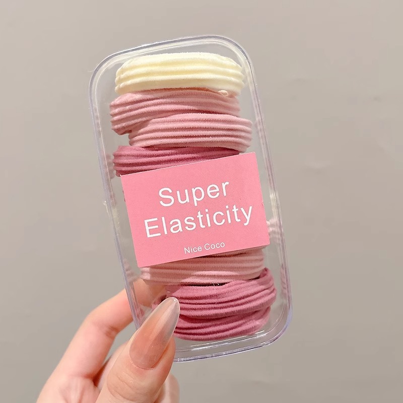 Correa curry para mujeres cuerdas de cabeza de cola de caballo alta anillo de cabello duradero verano 2025 nuevo cabello de alta elasticidad para adultos