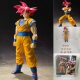 SHF Dragon Ball Saiyan Red Hair Monkey King Black Goku Zamas Peach Movable
