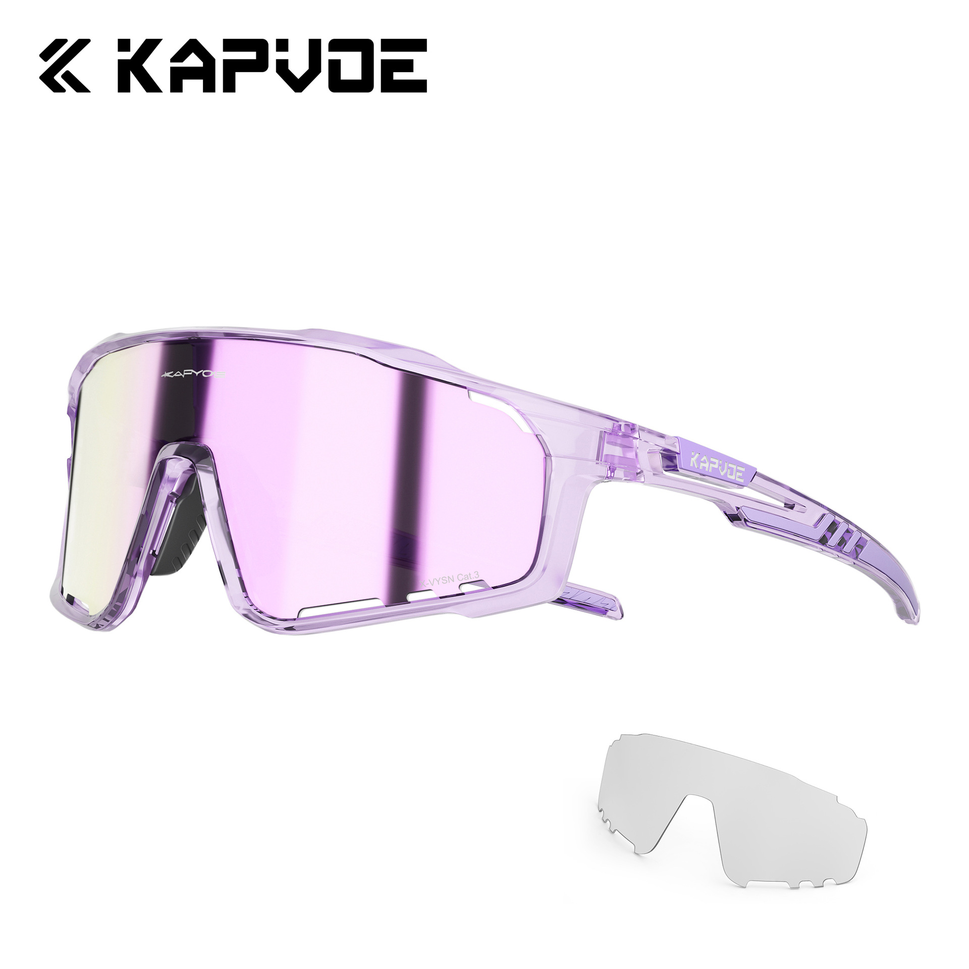Gafas de Ciclismo Fotocromáticas de TR90 con 2 Lentes A Prueba de Viento para Montaña