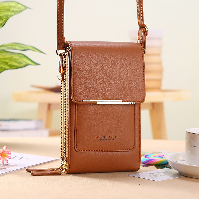 Touchscreen phone bag for women, 2026 popular model, small crossbody bag for holding phone, stylish vertical wallet Touchscreen phone bag for women, 2026 popular model, small crossbody bag for holding phone, stylish vertical wallet