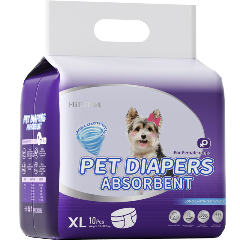 Pañales transfronterizos, pantalones fisicos, pañales para perros machos, toallitas para tías, almohadillas para pañales para perros, pañales para mascotas