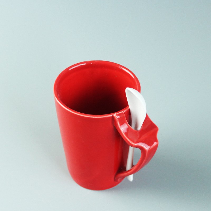 Taza de enjuague boca seca Taza de lixiviación Taza creativa Taza de boca de cerámica Regalo de marca de baño Taza de enjuague bucal de cerámica