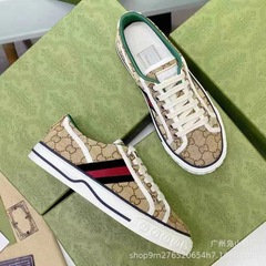 G家1977キャンバス靴女性レトロ刺繍色合わせカップルの板靴通気性の薄いフラットカジュアル布靴