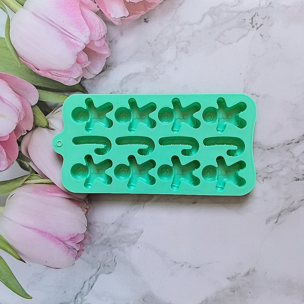 12 galletas de jengibre hombre chocolate 674 galletas molde de silicona dulces pudín molde de postre pastel para hornear