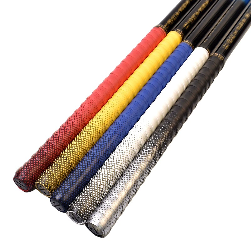 Трансграничная популярная лента для рукояток удочек, впитывающая пот, удлиненная лента для рукояток длиной 2m см, лента, впитывающая пот, противоскользящая лента для рукояток удочек.