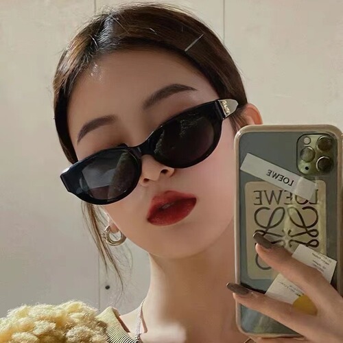 新款潮流GM猫眼墨镜网红同款眼镜个性潮流女太阳镜显瘦时尚