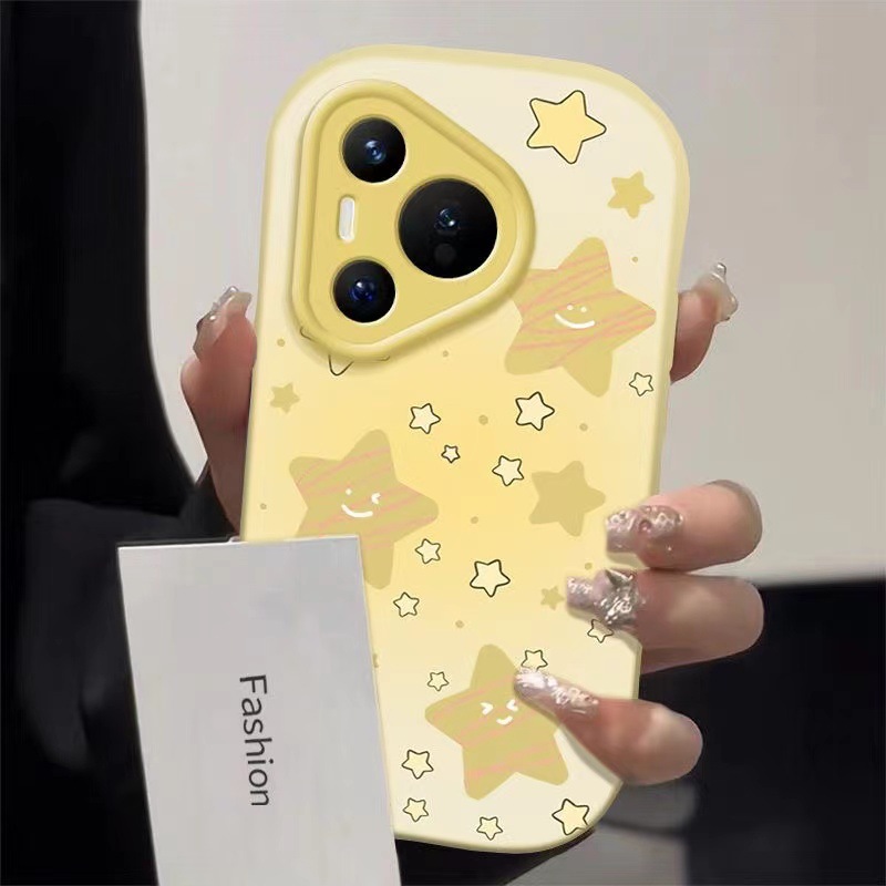 Cartoon Stars Are Suitable for P70Pro Huawei Mobile Phone Case Nova12 Creative Mate60Pro Personalized Glory 200
