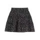 Vintage Black Floral Skirt A- shaped Cake Skirt Women's 2024 Summer New Tea Style Elegant Skirt