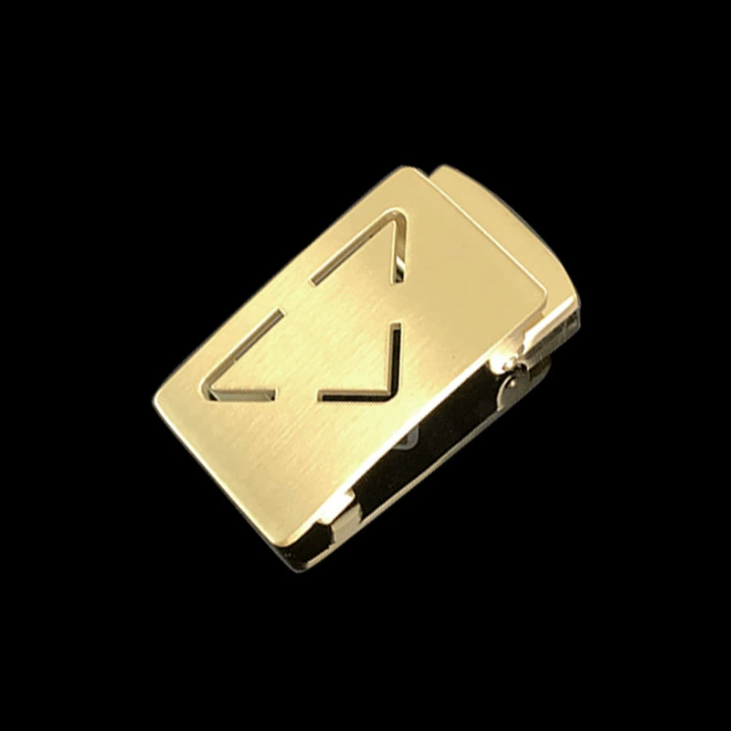 Elite buckle stainless steel, universal silver belt, does not fade, gold and silver