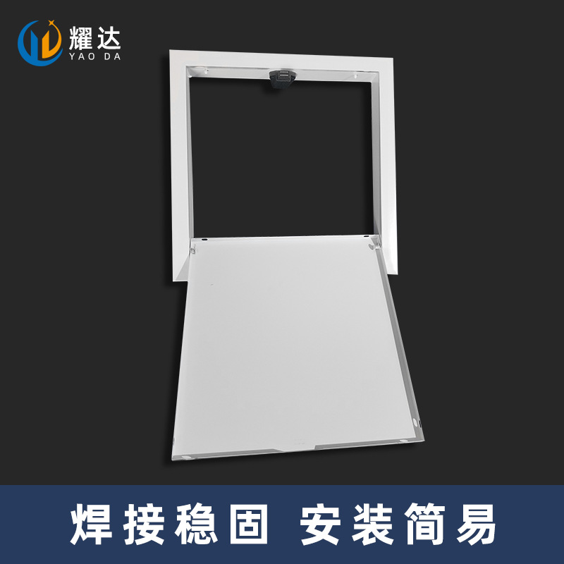 Factory Wholesale Aluminum Alloy Magnetic Push-Button Inspection Covers, Zinc-Plated Steel Reserved Door Maintenance Ventilation Openings