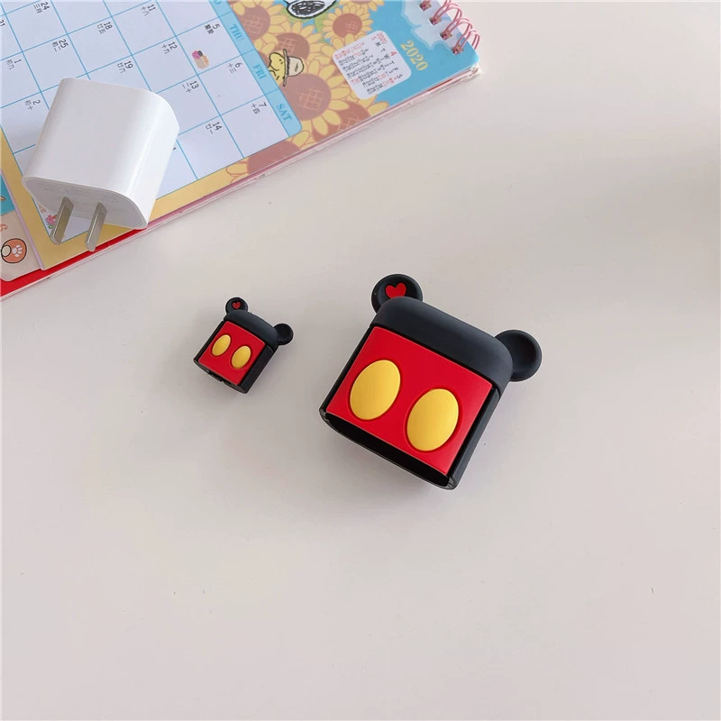 Apple, cartoon charger, protective case, 20W