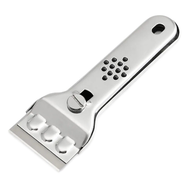 Stainless steel kitchen ventilator cleaning blade multifunctional floor cleaning scraper tile scraper refrigerator ice scraper