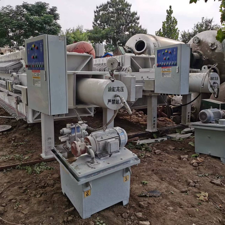 150-квадратный автоматический фильтр с управлением отжимной пластиной, бывшая в употреблении мембранный фильтр отсека