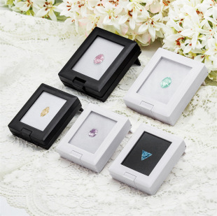 Acrylic Bare Diamond Box Gem Color Treasure Bare Diamond Box Jewelry Props Counter Display Props in stock Direct Selling