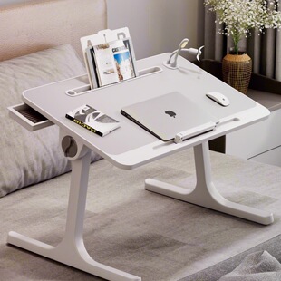 Foldable Bed Small Table Student Writing Desk Study Table Dormitory Bed Desk Home Bedroom Sitting on the Floor for Lazy People