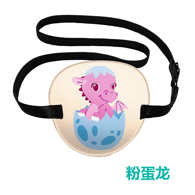 Máscara de un solo ojo de los niños 3D de dibujos animados para adultos máscara de un solo ojo cubierta estrabismo ambliopía corrección pirata sombreado máscara de ojo