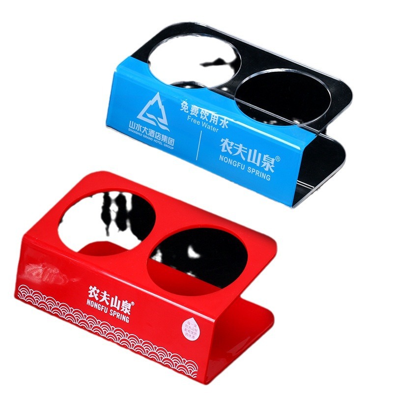 Pantalla de acrílico transparente estante de vino y bebidas estante de almacenamiento de supermercado caja de almacenamiento estante de exhibición titular de la taza potable libre