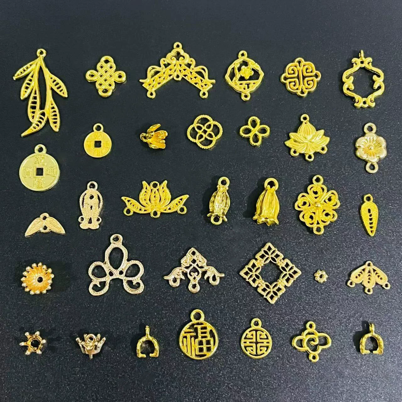 Многоцветный DIY древний стиль фитинги для волос