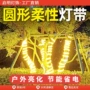圆形工程庭院绿化灯带