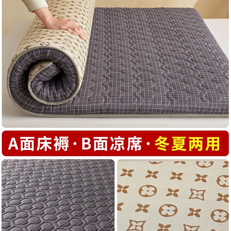 籐マット 両面マットレスカバー ソフトクッション 学生寮 シングル・ダブル レンタル専用マット 睡眠マット 冬夏兼用|undefined