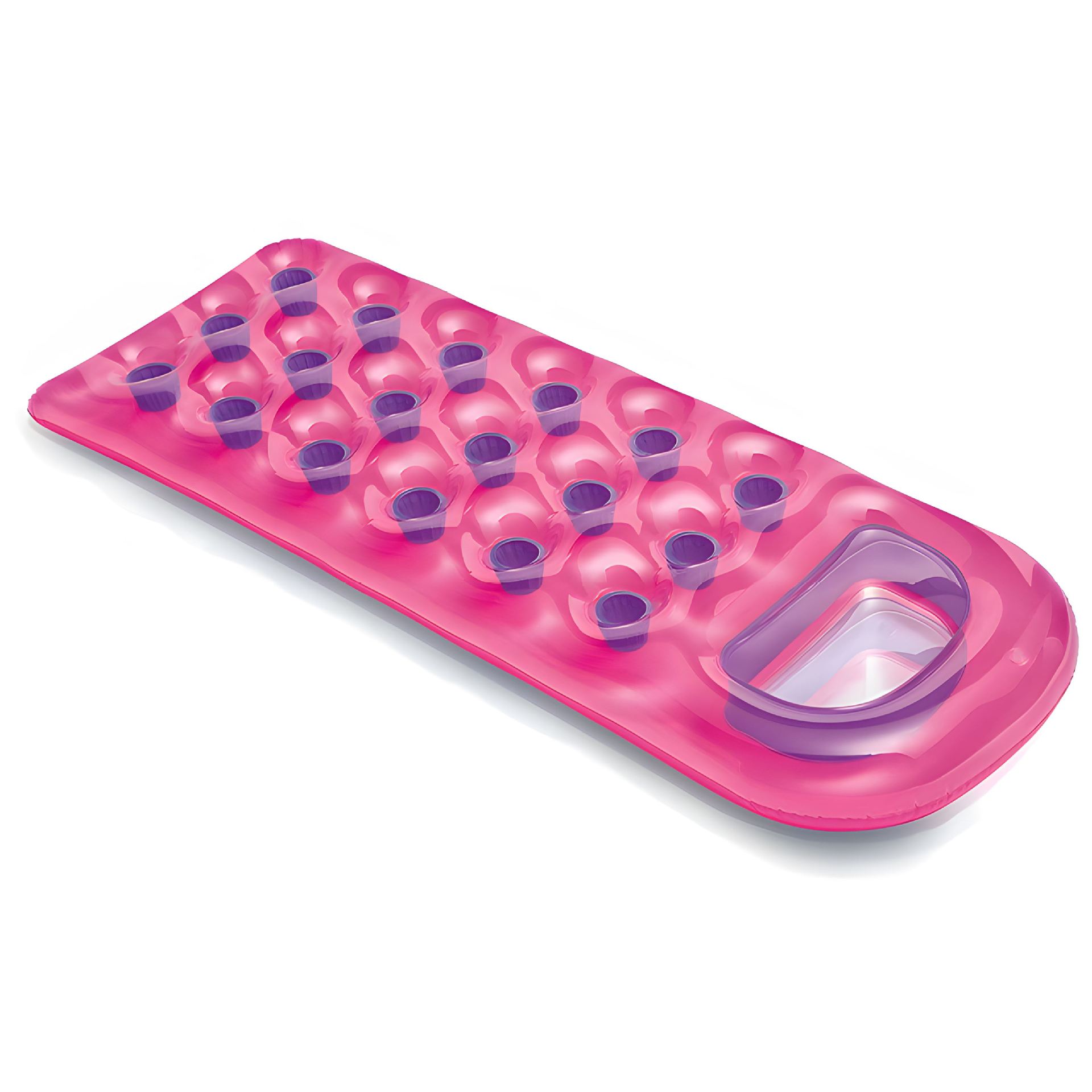 Colchoneta inflable para agua, balsa flotante creativa, anillo de natación, juguete acuático, cama de agua inflable, plegable, transfronterizo