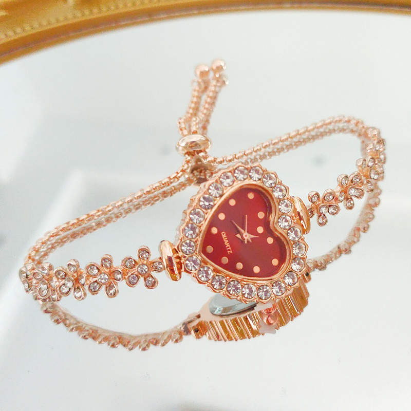 40g Weight Ordinary Glass Mirror Material Alloy Strap Material Watch Classification Pointer Display Type Buckle Buckle Style Heart-Shaped Dial Shape Holiday, Banquet, Selfie Occasion Quartz Movement Heart Shape Pattern Women's Gender Elegant, Lady Style Elegant Lady Heart Shape Buckle Quartz Watch Women's Watches 14
