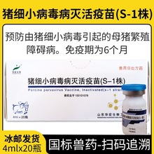 兽药兽用山东华宏猪细小病毒灭活疫苗4ml母猪疫苗猪细小病毒疫苗