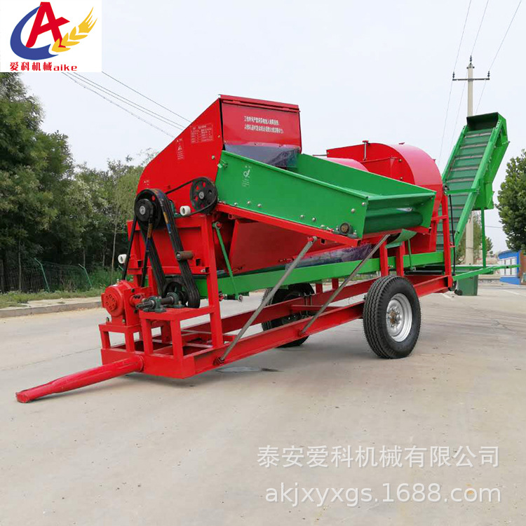 8000型花生摘果机鲜花生打果机半干湿花生脱果机花生秧果分离机