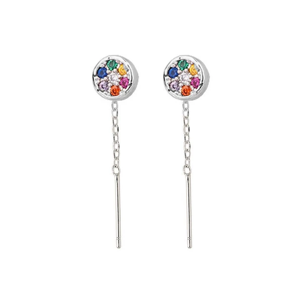 Platinum earrings