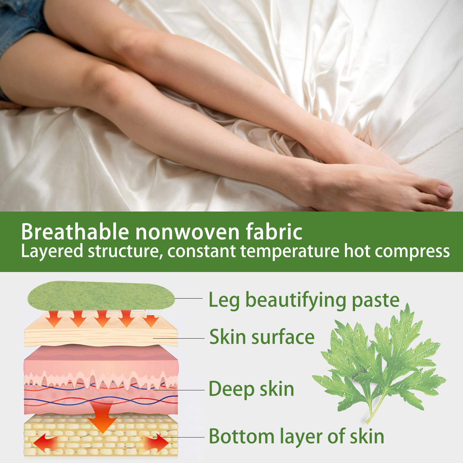 South Moon mugwort pat beautiful legs, lazy person shaping thighs, tightening leg muscles, and lifting_voghion.com