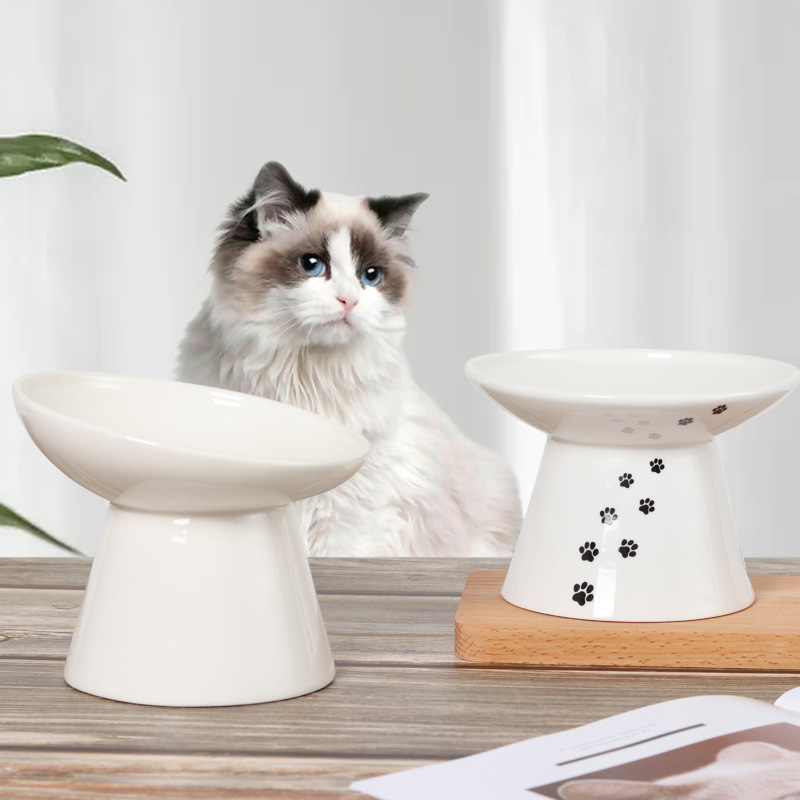Cross-border hot selling pet bowl drinking bowl feeding bowl neck protection Amazon dog bowl tall cat bowl ceramic Pet Bowl Cross-border hot selling pet bowl drinking bowl feeding bowl neck protection Amazon dog bowl tall cat bowl ceramic Pet Bowl