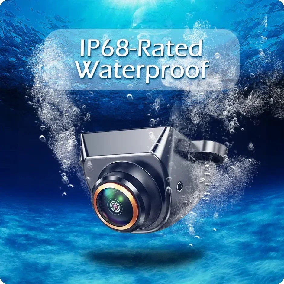 Car rearview camera 1080P HD 170° ° Wide-angle night vision waterproof fisheye AHD vehicle rearview camera