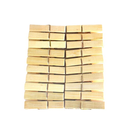 Wholesale bamboo clips for drying clothes, clothes clips for drying snacks, small bamboo clips for drying socks, large quantity manufacturer discounts